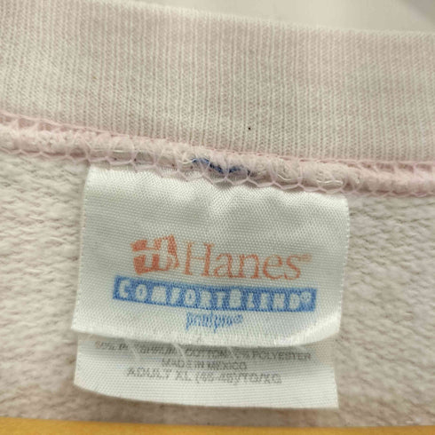 ヘインズ Hanes 00s フロントロゴプリント クルーネックスウェット メンズ import:XL