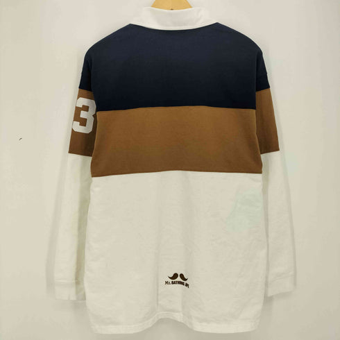 ミスターベイシングエイプ Mr. BATHING APE 25aw LS RUGBY POLO #2 メンズ JPN:L