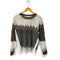 エイチアンドエム H&M トロンプルイユ フェアアイル ノルディック柄 長袖クルーネックTシャツ メンズ import:S