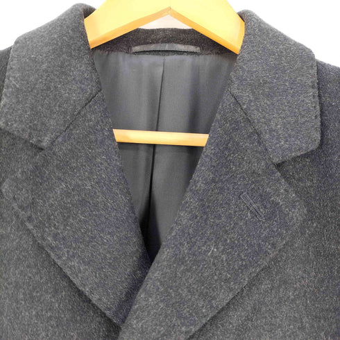 ミチコロンドン MICHIKO LONDON カシミヤ混 ウール ロング チェスターコート メンズ