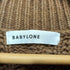 バビロン BABYLONE 5gカノコケーブルカーディガン レディース US:38