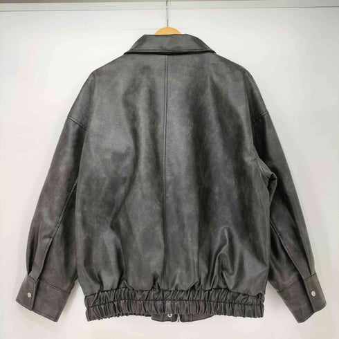フォーエバー21 FOREVER 21 フェイクレザー A-2 フライトジャケット 短丈 レディース FREE