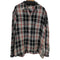 CARSON PIRIE SCOTT SPORTS APPAREL タータンチェック 開襟オープンカラー L/S シャツ ボロ 襤褸 メンズ import:XL