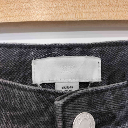 エイチアンドエム H&M バギーシルエット ブラック ワイド デニム メンズ 42