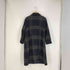 コットンハウスアヤ Cotton House Aya ウールナイロン チェック コート レディース