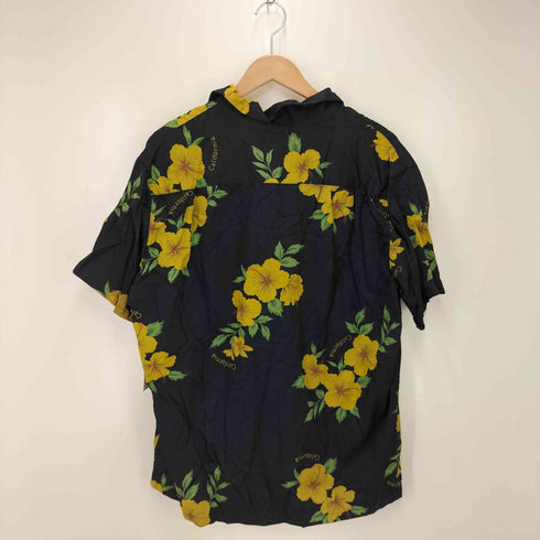 キャプテンズヘルム Captains Helm 花柄 オープンカラーシャツ メンズ XL