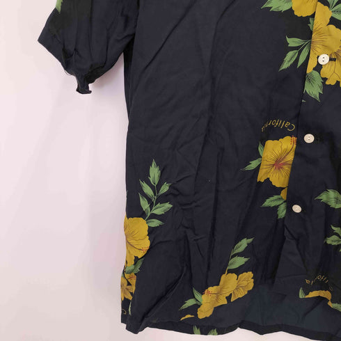 キャプテンズヘルム Captains Helm 花柄 オープンカラーシャツ メンズ XL