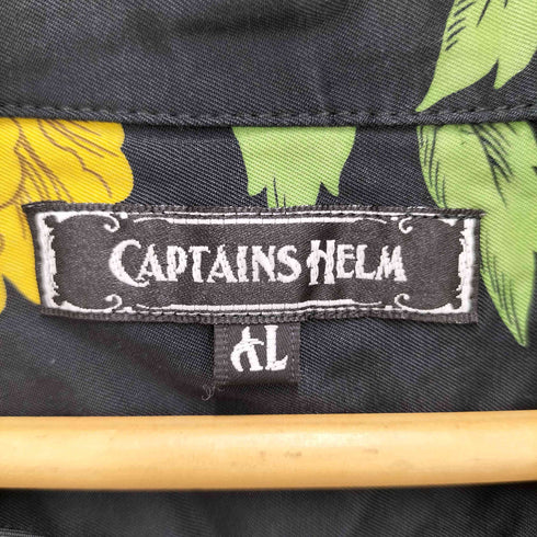 キャプテンズヘルム Captains Helm 花柄 オープンカラーシャツ メンズ XL