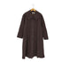 コットンハウスアヤ Cotton House Aya yesterday Cross ウールナイロン ビッグカラー コート レディース JPN:M