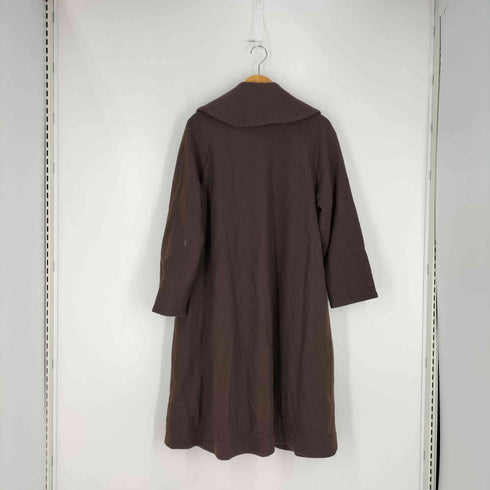 コットンハウスアヤ Cotton House Aya yesterday Cross ウールナイロン ビッグカラー コート レディース JPN:M