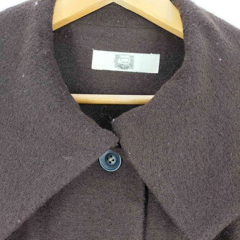 コットンハウスアヤ Cotton House Aya yesterday Cross ウールナイロン ビッグカラー コート レディース JPN:M