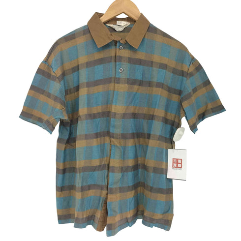 エルメネジルドゼニア Ermenegildo Zegna S/Sボーダーシャツ メンズ JPN:46