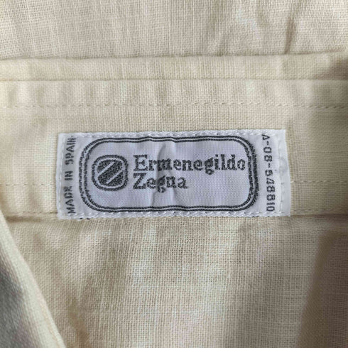 エルメネジルドゼニア Ermenegildo Zegna スペイン製 S/Sシャツ メンズ