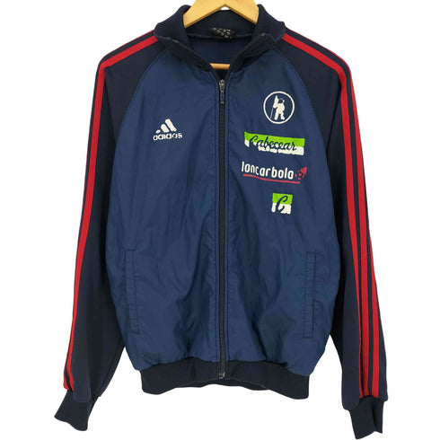 アディダス adidas IMBATIBLE MEDIO LANCARBOLA ロゴプリント 3ライン トラックジャケット メンズ o