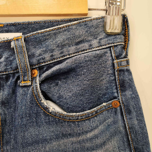 マウジー moussy F/LEATHER COMBI STRAIGHT レディース JPN:1