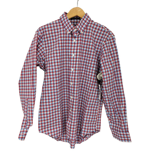 ランズエンド LANDS END ボタンダウンチェックシャツ traditional fit メンズ JPN:M