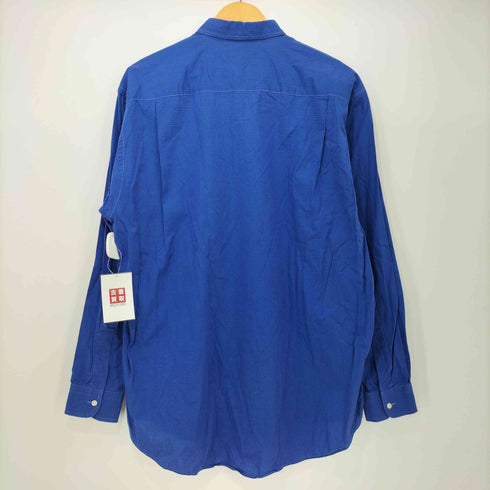 バーニーズニューヨーク BARNEYS NEWYORK イタリア製 コットン100 レギュラーカラー L/S シャツ メンズ 16 1/2 | 42