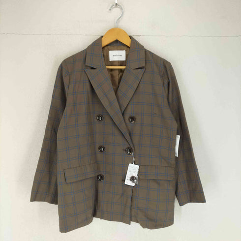アルシーヴ archives SEP UPにも チェックダブルジャケット チェックパンツ レディース M/M