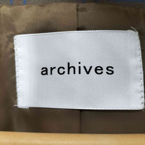 アルシーヴ archives SEP UPにも チェックダブルジャケット チェックパンツ レディース M/M
