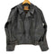 ベルスタッフ Belstaff 40S プリントタグ RONA ジップ 片爪 裏地チェック PVCレザー ダブル ライダース ジャケット メンズ