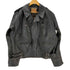 ベルスタッフ Belstaff 40S プリントタグ RONA ジップ 片爪 裏地チェック PVCレザー ダブル ライダース ジャケット メンズ
