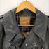 ベルスタッフ Belstaff 40S プリントタグ RONA ジップ 片爪 裏地チェック PVCレザー ダブル ライダース ジャケット メンズ