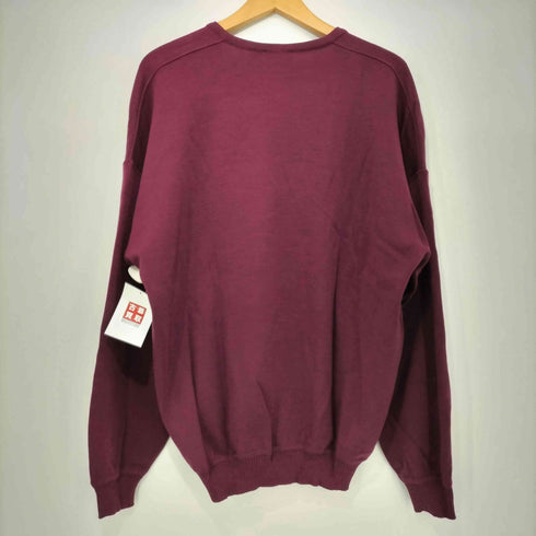 St.Croix 90s USA製 ウール100 Vネック ニット セーター メンズ import:L