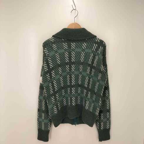 シーアンドエー C&A チェック柄 ジップ カーディガン メンズ JPN:M