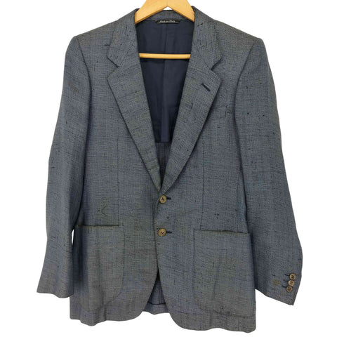 エルメネジルドゼニア Ermenegildo Zegna Pure Seta Dupioni シルク100 2Bテーラードジャケット メンズ JPN:48