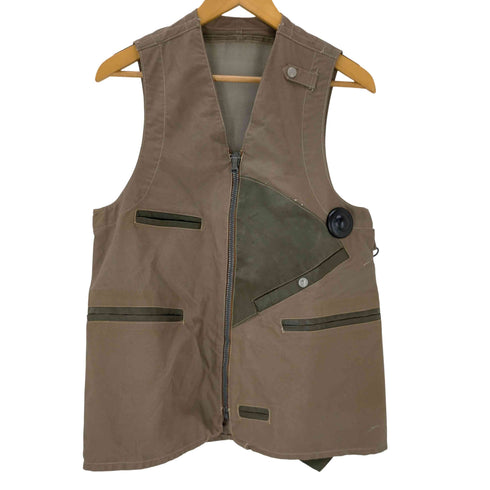 40-50S CROWN ジップ 2nd モデル スプリングスライダー 片爪 MASLAND FISHING VEST マスランド フィッシング ベスト メンズ
