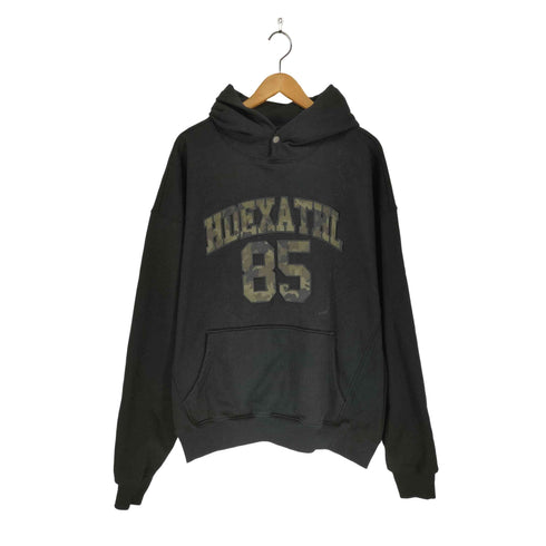 HDEX アスレチック85フーディ カモ柄アーチロゴ import メンズ 2XL