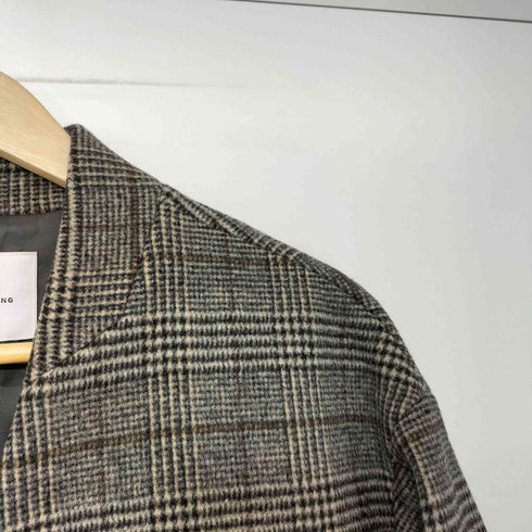 ユナイテッドアローズグリーンレーベルリラクシング UNITED ARROWS green label relaxing FM オーバーサイズ ノーラペル コート レディース JPN:40