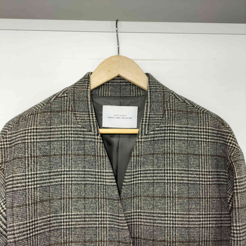 ユナイテッドアローズグリーンレーベルリラクシング UNITED ARROWS green label relaxing FM オーバーサイズ ノーラペル コート レディース JPN:40