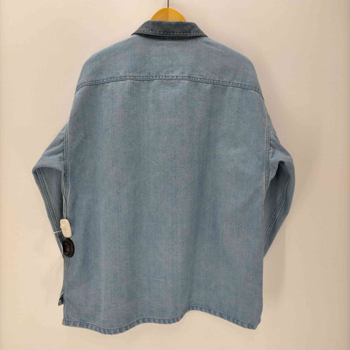 ノースフェイスパープルレーベル THE NORTH FACE PURPLE LABEL 19SS Broken Twill Denim Shirt Jacket ブロークン ツイル デニム シャツ ジャケット メンズ import:L