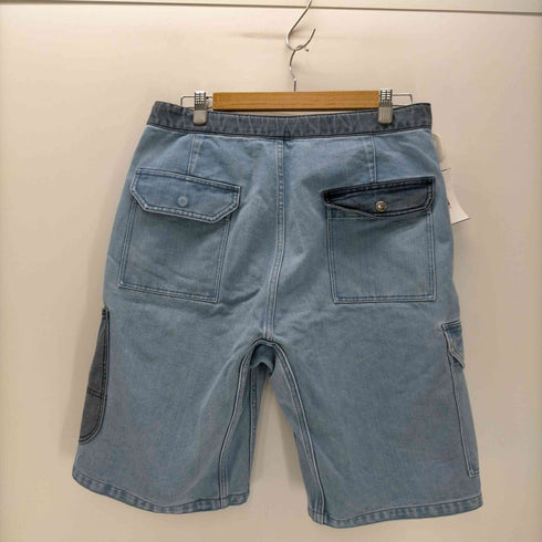 ノースフェイスパープルレーベル THE NORTH FACE PURPLE LABEL 19SS Broken Twill Denim Cargo Shorts ブロークン ツイル デニム カーゴ ショーツ メンズ 34