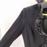 ヨンニキュウハチシズカコムロ 4298 SHIZUKA KOMURO ノーカラー チュール フリル テーラード ジャケット レディース JPN:40
