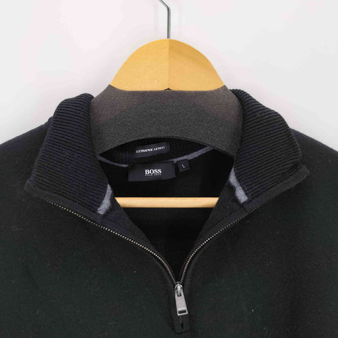ボスヒューゴボス BOSS HUGO BOSS ハーフジップウールニット メンズ JPN:L