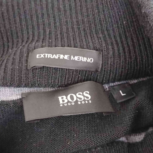 ボスヒューゴボス BOSS HUGO BOSS ハーフジップウールニット メンズ JPN:L