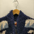 SPIRIT OF THE WEST 90S カナダ製 PURE NEW WOOL 総柄 ノルディック カウチン ニット カーディガン トナカイ 肉厚 メンズ