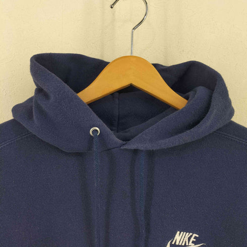 ナイキ NIKE 90S USA製 ロゴ刺繍 パーカー メンズ import:M