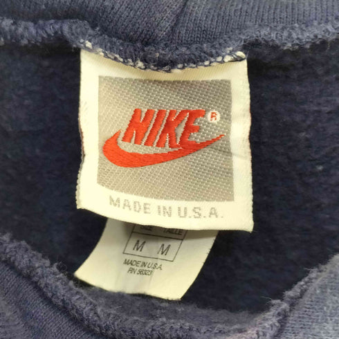 ナイキ NIKE 90S USA製 ロゴ刺繍 パーカー メンズ import:M