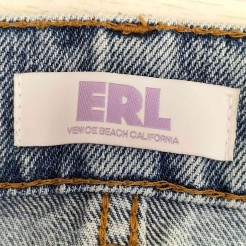イーアールエル ERL blue stars distressed jeans ディストレスジーンズ メンズ M