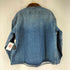 マルニ MARNI MA BLUE DENIM SHIRT WITH WOLF PATCH メンズ EUR:46
