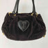 ジューシークチュール JUICY COUTURE 00S ハイビスカス ベロアロゴハンドバッグ Y2K レディース