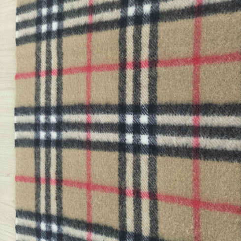 バーバリーズ BURBERRYS CASHMERE100% ノヴァチェック カシミヤマフラー レディース