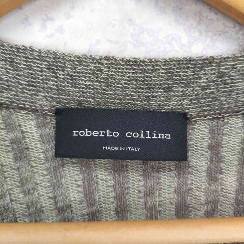 ロベルトコリーナ ROBERTO COLLINA イタリア製 リブニットカーディガン レディース JPN:S