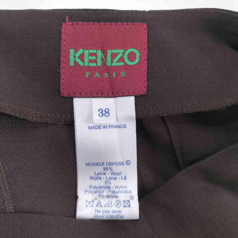 ケンゾーパリス KENZO PARIS フランス製 レイヤードクロップドパンツ レディース JPN:38