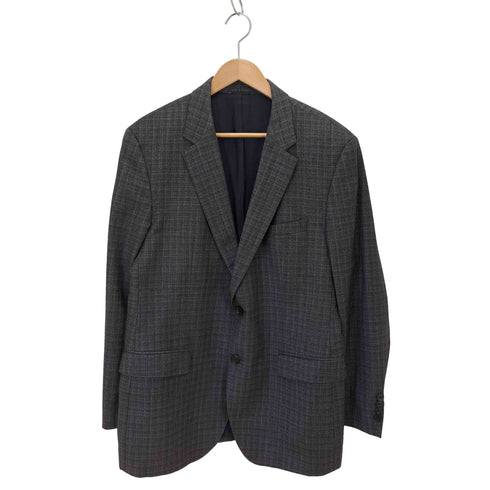 ヒューゴボス HUGO BOSS チェック柄 テーラードジャケット メンズ 52