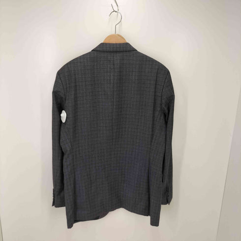 ヒューゴボス HUGO BOSS チェック柄 テーラードジャケット メンズ 52