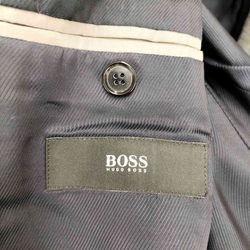 ヒューゴボス HUGO BOSS チェック柄 テーラードジャケット メンズ 52